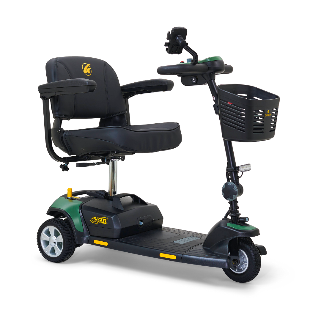 Golden Tech Buzzaround XL 3-Wheel Mobility Scooter - Senior.com Mobility Scooters
